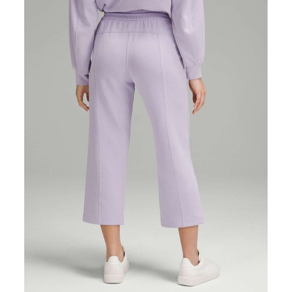 Lululemon Softstreme High-Rise Straight Leg Crop 24” - Lilac Ether, Size 12